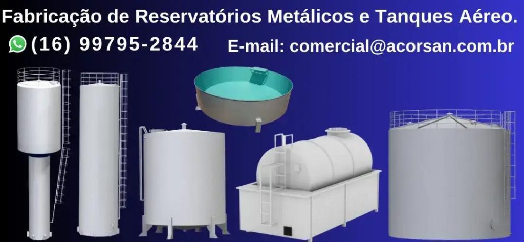 Reservatório Metálico Padrão FNDE TIPO2: Qualidade Para Armazenamento de Água
